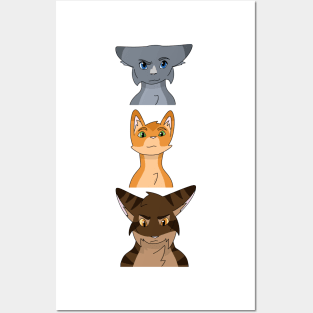 ThunderClan Leaders Posters and Art